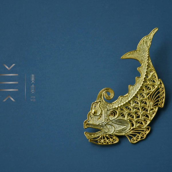 Pure Silver Brooches & Pins - Capricorn Fish - 画像 (5)