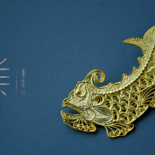 Pure Silver Brooches & Pins - Capricorn Fish - 画像 (7)