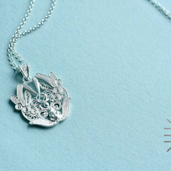 A Pure Silver Pendant - Little Divine Dragon - Image 2