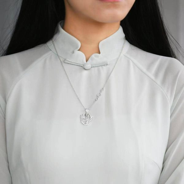 A Pure Silver Pendant - Little Divine Dragon - Image 3