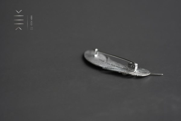 Pure Silver Brooches & Pins - A Wild Goose's Feather - Image 8
