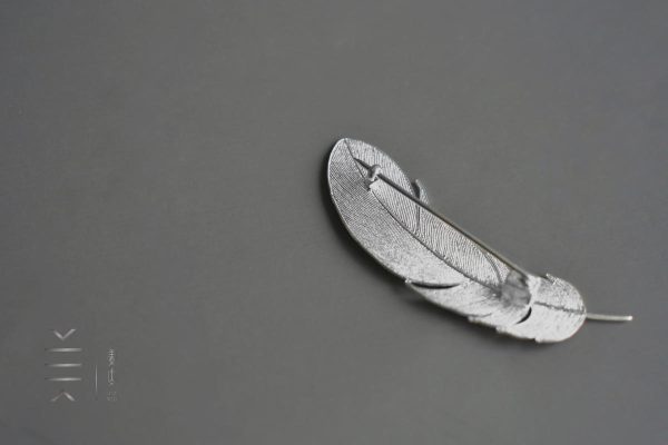 Pure Silver Brooches & Pins - A Wild Goose's Feather - Image 9