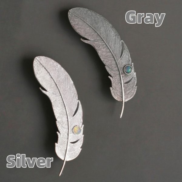Pure Silver Brooches & Pins - A Wild Goose's Feather - Image 3