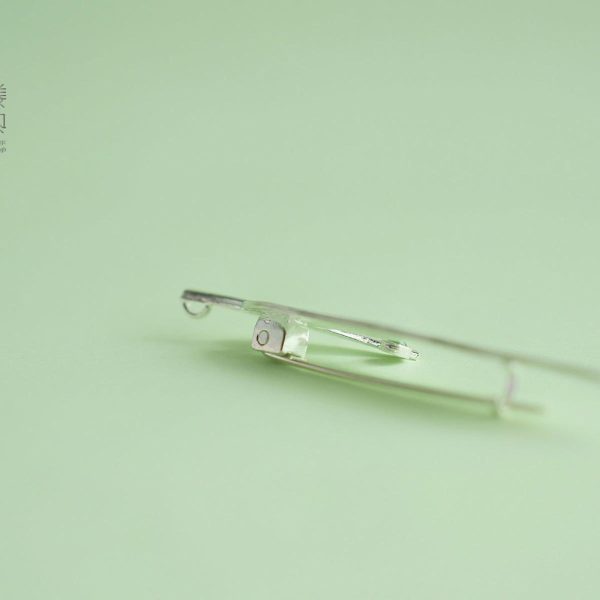 Pure Silver Brooches & Pins - Bamboo Leaves - Imagen 4