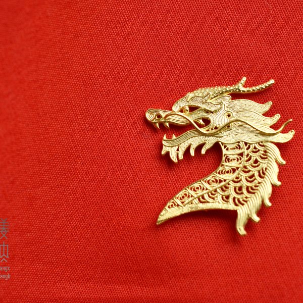 Pure Silver Brooches & Pins - Dragon - 画像 (4)