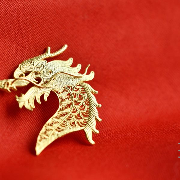 Pure Silver Brooches & Pins - Dragon - 画像 (7)