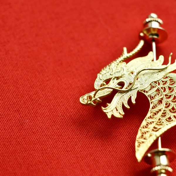 Pure Silver Brooches & Pins - Dragon - 画像 (8)