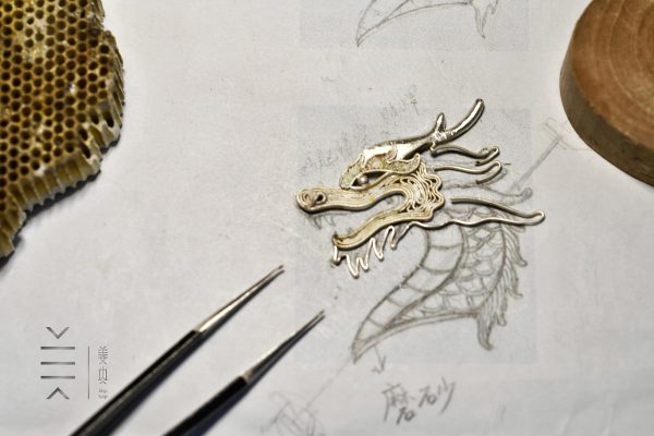 Pure Silver Brooches & Pins - Dragon - 画像 (12)