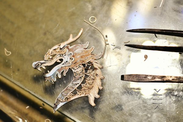 Pure Silver Brooches & Pins - Dragon - 画像 (13)