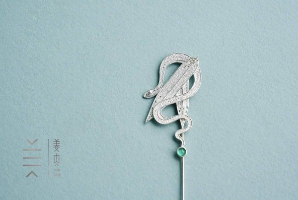 Pure Silver Brooches & Pins - Spiritual Snake - Image 5