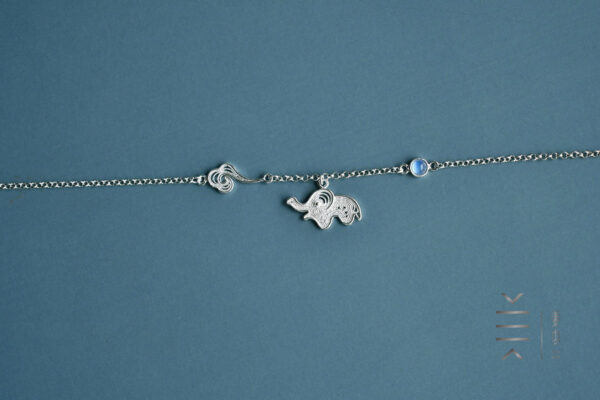 Fine Silver Bracelet - Auspicious Elephant
