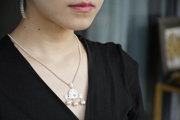 A Pure Silver Pendant - Triple First - Image 7