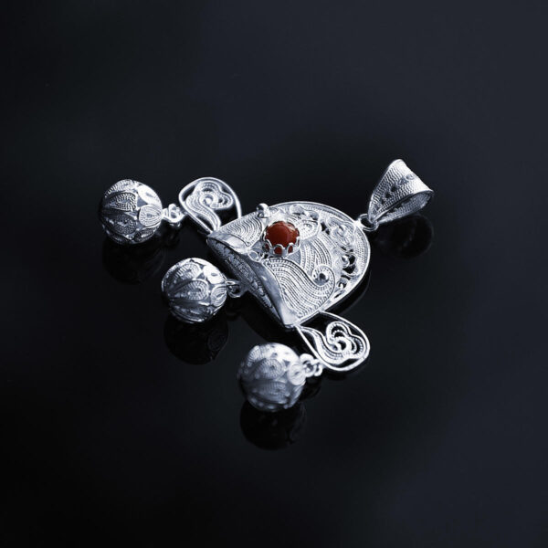A Pure Silver Pendant - Triple First - Image 4