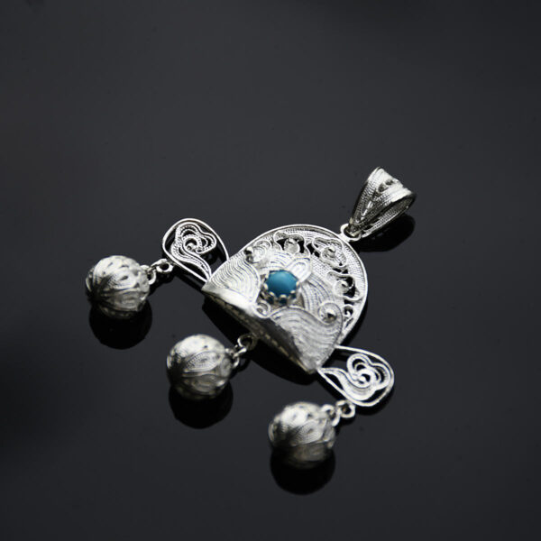 A Pure Silver Pendant - Triple First - Image 3