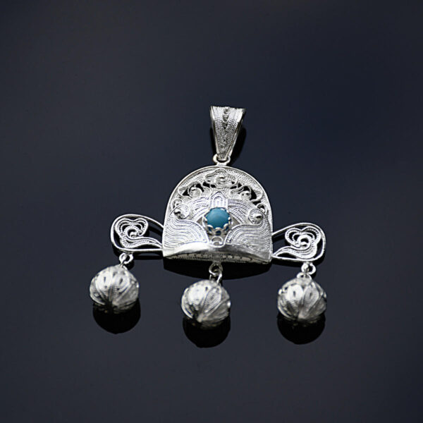 A Pure Silver Pendant - Triple First - Image 2