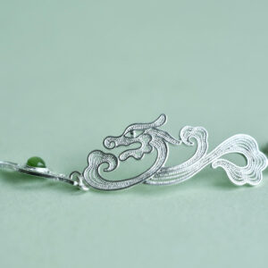 silver bracelet - Cloud Dragon