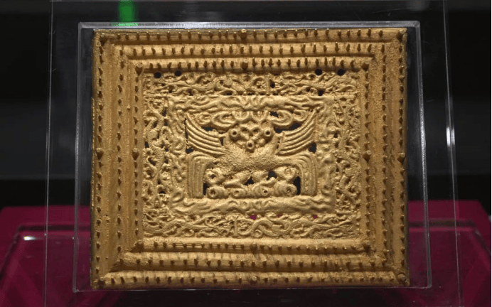 Intricate ancient Chinese decorative artifact