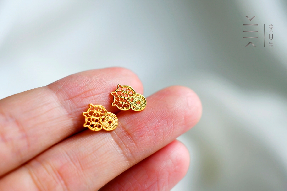 Silver Stud Earrings – Dog Paws - 画像 (14)