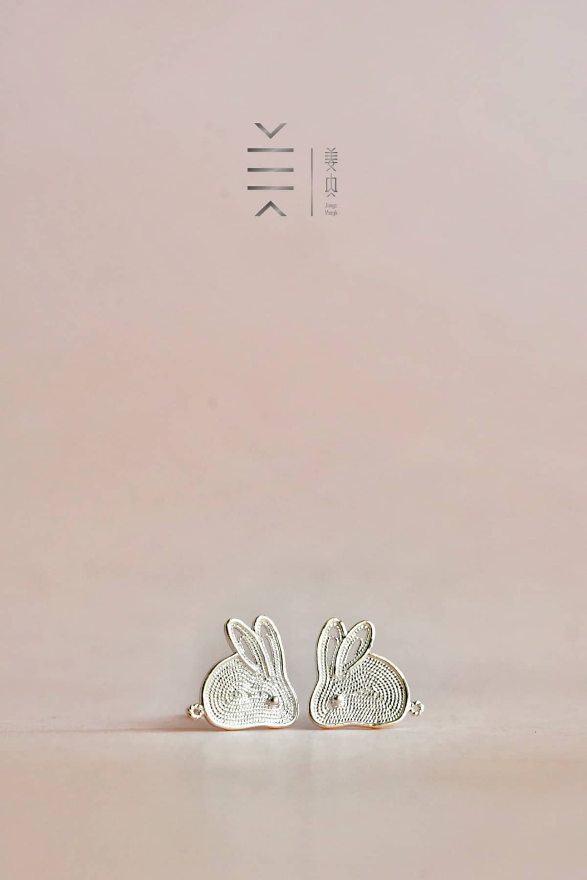 Silver Stud Earrings – Moon Guardian – Chinese Zodiac Rabbit - Image 7