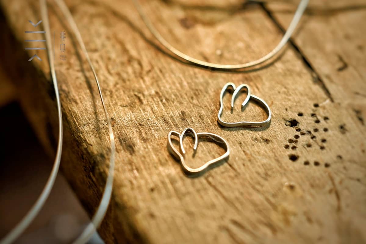 Silver Stud Earrings – Moon Guardian – Chinese Zodiac Rabbit - Image 9