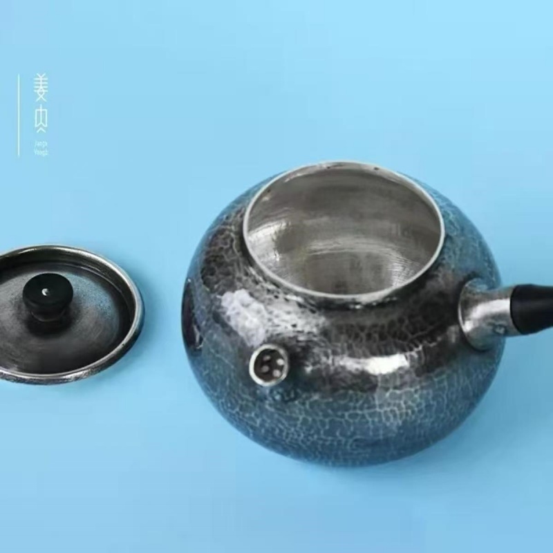 Pure Silver Teapot - Grain Abundance - 画像 (5)