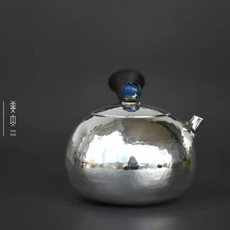 Pure Silver Teapot - Silver Dumpling - Image 2