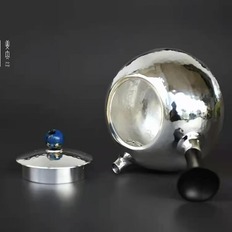 Pure Silver Teapot - Silver Dumpling - Image 4