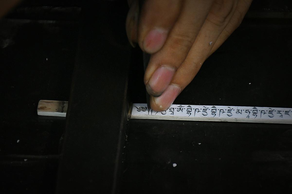 Pure Silver Bangles - Medicine Buddha Mantra - Image 10