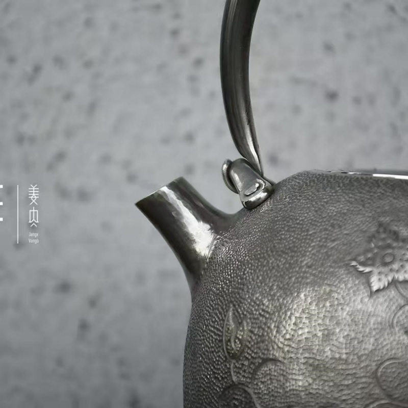Pure Silver Teapot - Clivia - 画像 (6)