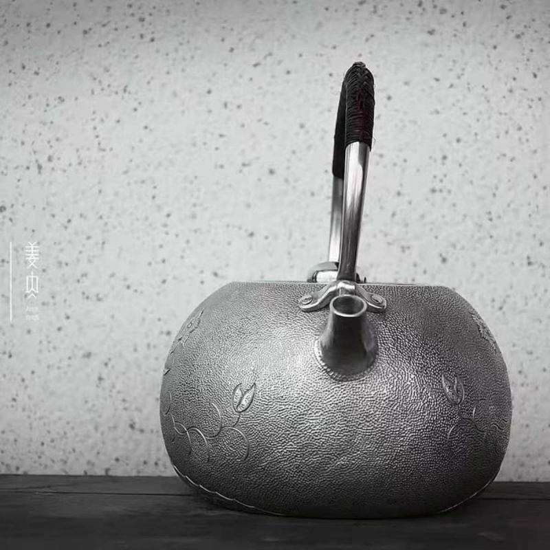 Pure Silver Teapot - Clivia - 画像 (8)