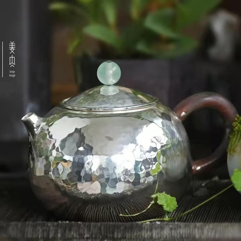 Pure Silver Teapot - Xi Shi Teapot - Imagen 3