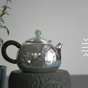 Pure Silver Teapot - Xi Shi Teapot