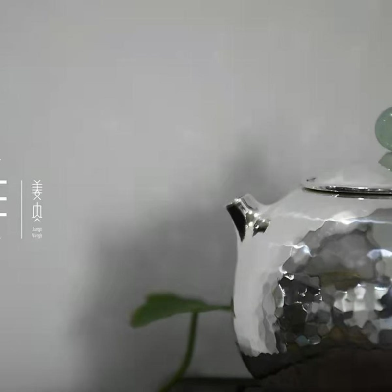 Pure Silver Teapot - Xi Shi Teapot - Imagen 5