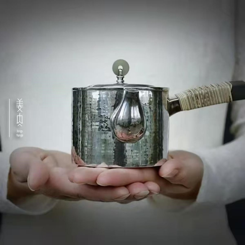 Pure Silver Teapot - The Emerald Lake - Imagen 7