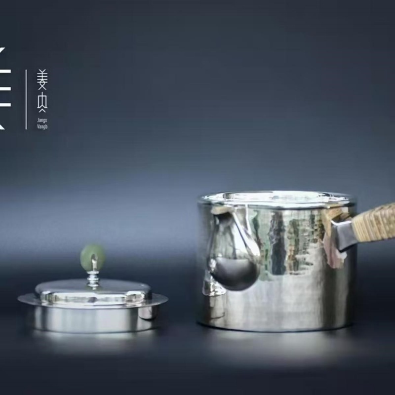 Pure Silver Teapot - The Emerald Lake - Imagen 8