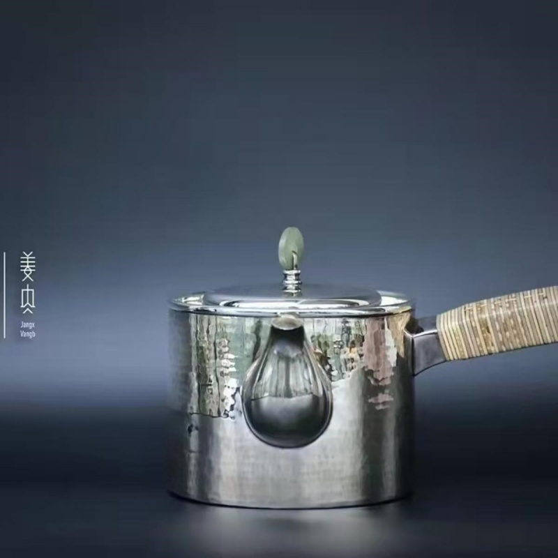 Pure Silver Teapot - The Emerald Lake - Imagen 9