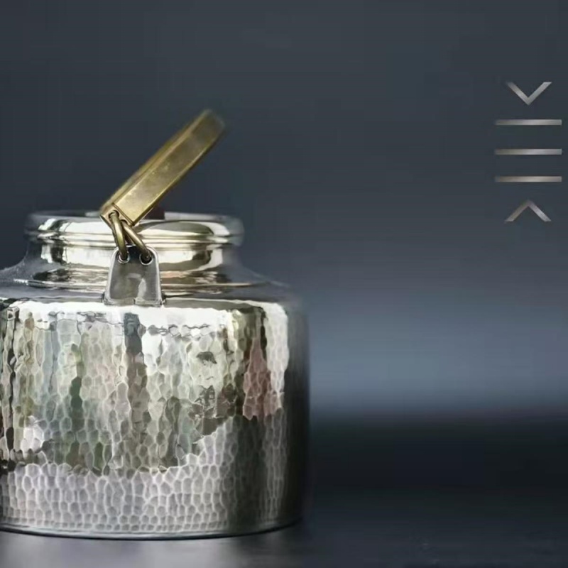 Pure Silver Teapot - The Bubbling Spring - Image 2